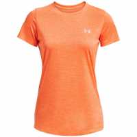 Under Armour Tech Workout T-Shirt Ladies Orange Атлетика