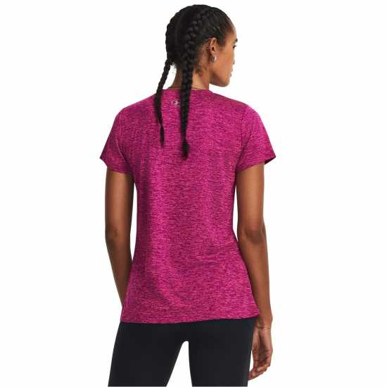 Under Armour Tech Workout T-Shirt Ladies Purple - Атлетика