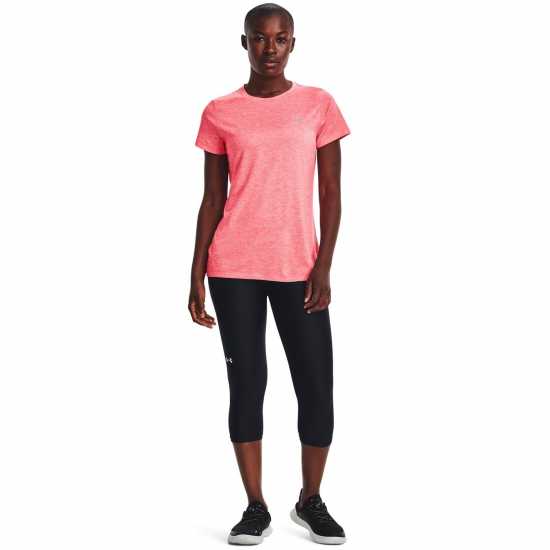 Under Armour Tech Workout T-Shirt Ladies Pink Атлетика