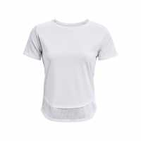 Under Armour Tech Vent Short Sleeve T-Shirt Womens White Дамски тениски и фланелки