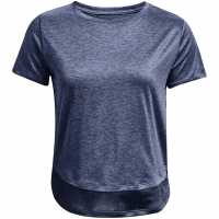 Under Armour Tech Vent Short Sleeve T-Shirt Womens Purple Атлетика