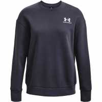 Under Armour Armour Essential Crew Sweater Womens TemperedSteel Дамски суичъри и блузи с качулки