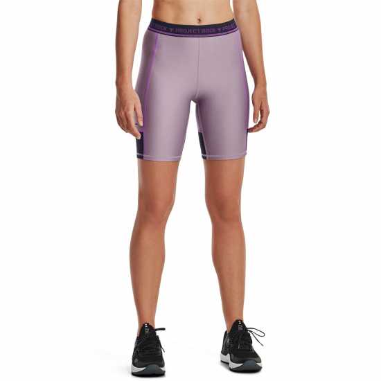 Under Armour Pr Bike Short Ld23 PurpleHaze Дамски клинове за фитнес