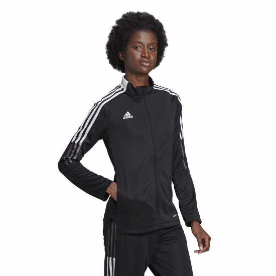 Футболни екипи за бягане Adidas Tiro 23 League Sweat Jacket Черно/Бяло Adidas Tiro 23 League Sweat Jacket Черно/Бяло Футболни екипи за бягане