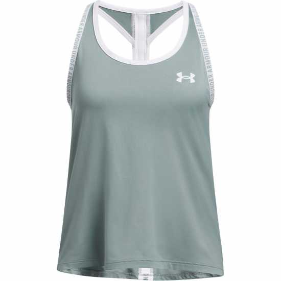 Under Armour Детски Потник Knockout Tank Top Juniors Green Детски потници