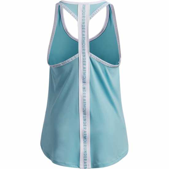 Under Armour Детски Потник Knockout Tank Top Juniors Blue Haze/White 