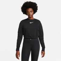 Nike Fleece Crew Sweatshirt Womens Black Дамски суичъри и блузи с качулки