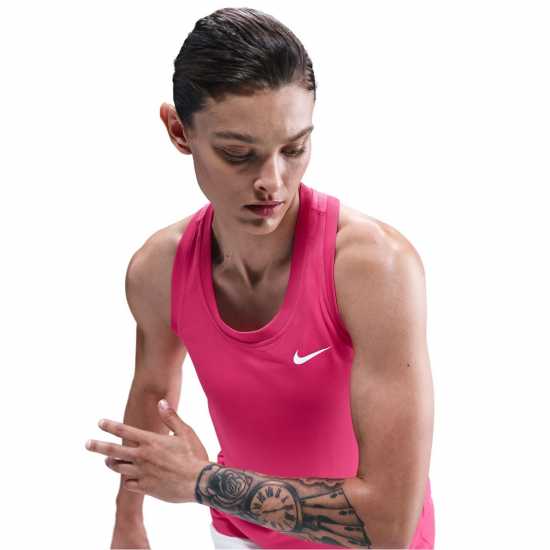 Nike Dri-Fit Women's Racerback Tank Ръсъм Роза Nike Dri-Fit Women's Racerback Tank Ръсъм Роза