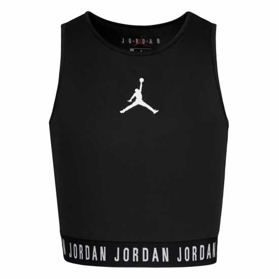 Спортни сутиени Air Jordan Active Crop Top Junior Girls Черно/Бяло Air Jordan Active Crop Top Junior Girls Черно/Бяло Спортни сутиени