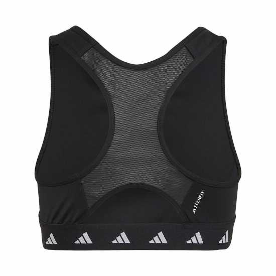 Adidas Techfit Power React Bra Juniors Черно/Бяло Спортни сутиени