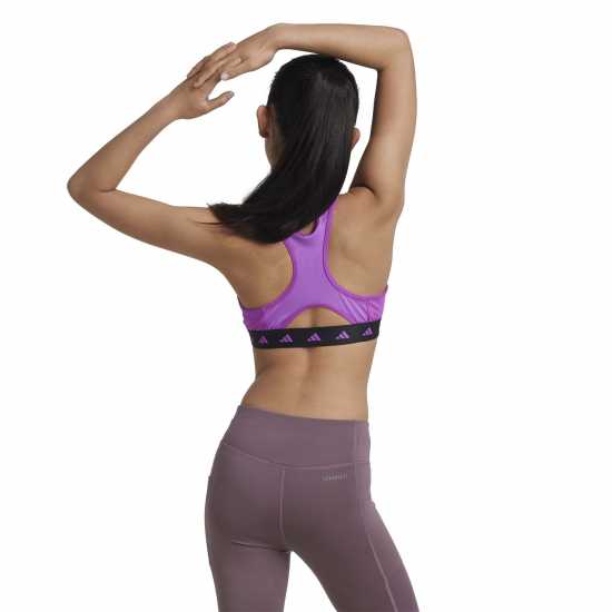 Adidas Techfit Power React Bra Juniors Избухване/Черно Спортни сутиени