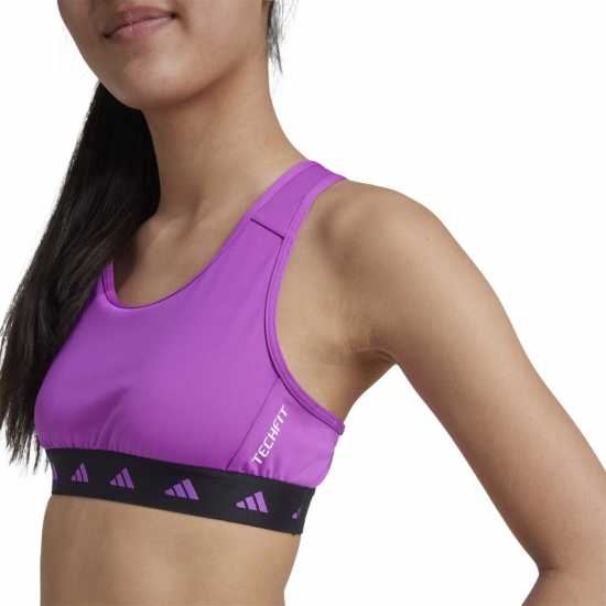 Adidas Techfit Power React Bra Juniors Избухване/Черно Спортни сутиени