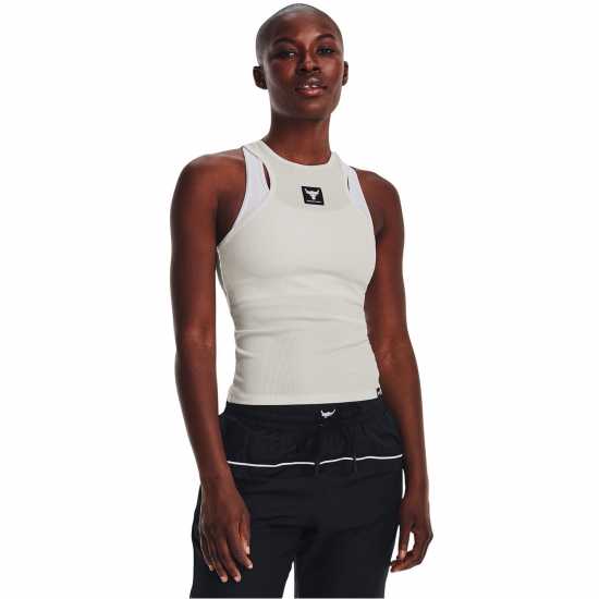 Under Armour Project Rock Rib Tank Womens  