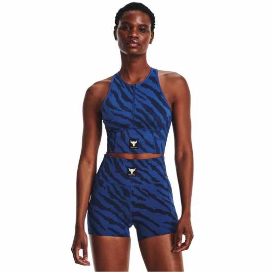 Under Armour Project Rock Meridian Zip Tank Top Women's  