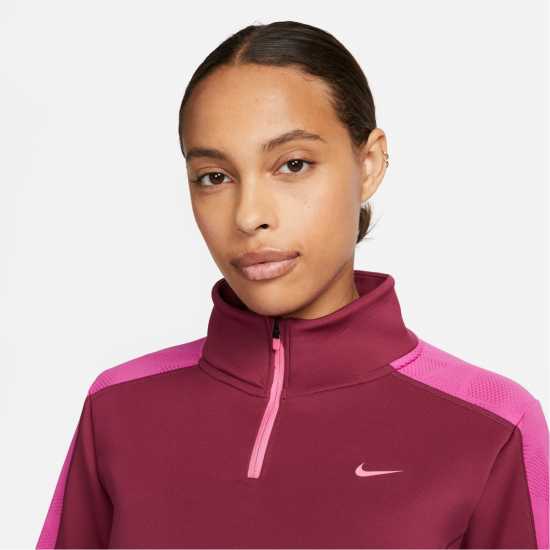 Nike Dri-FIT Femme Women's Half-Zip Long Sleeve Cropped Top  - Атлетика