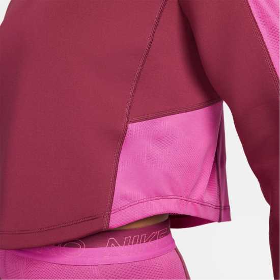 Nike Dri-FIT Femme Women's Half-Zip Long Sleeve Cropped Top  - Атлетика