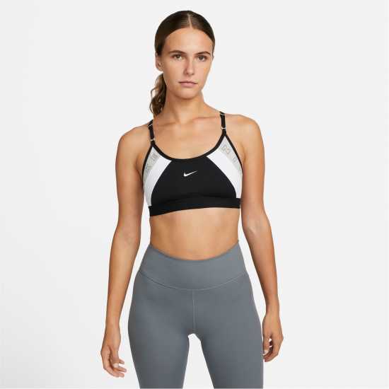 Nike Dri-FIT Indy Women's Light-Support 2-Piece Pad Logo Sports Bra  Спортни сутиени