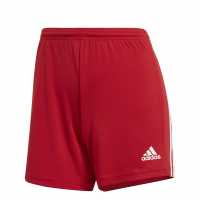 Adidas Дамски Шорти Squadra Shorts Womens Red/White Дамски къси панталони
