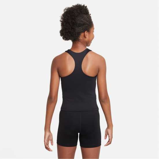Детски потници Nike Dri-FIT Swoosh Big Kids' (Girls') Tank Sports Bra Черно/Бяло Nike Dri-FIT Swoosh Big Kids' (Girls') Tank Sports Bra Черно/Бяло Детски потници
