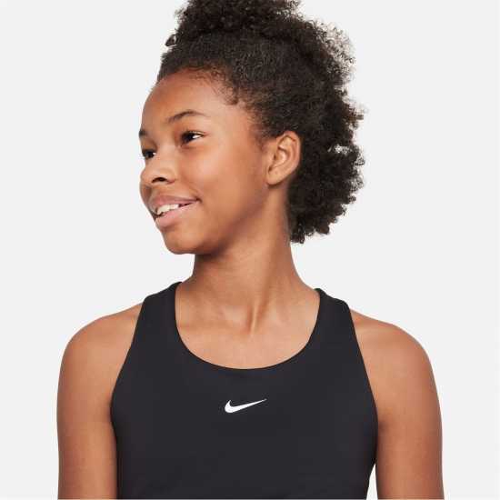 Детски потници Nike Dri-FIT Swoosh Big Kids' (Girls') Tank Sports Bra Черно/Бяло Nike Dri-FIT Swoosh Big Kids' (Girls') Tank Sports Bra Черно/Бяло Детски потници