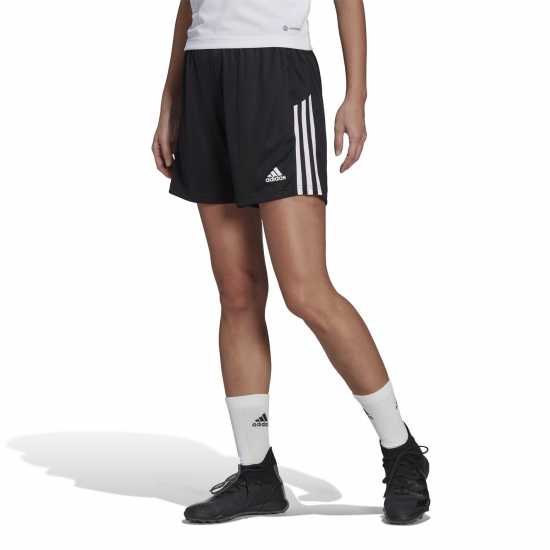 Adidas Дамски Шорти C22 Football Shorts Womens Black Дамски къси панталони