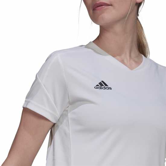 Adidas 2022 2023 Condivo Jersey Top Ladies Whit/Whit Дамски тениски и фланелки