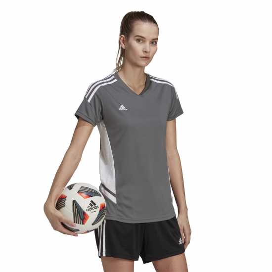 Adidas 2022 2023 Condivo Jersey Top Ladies ТМ Сиво/Бяло 