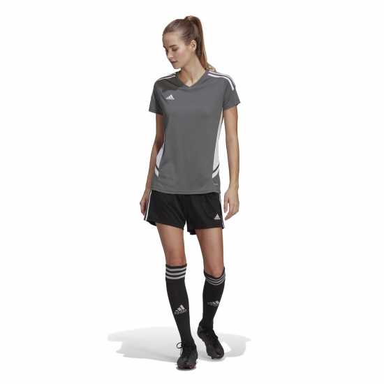 Adidas 2022 2023 Condivo Jersey Top Ladies ТМ Сиво/Бяло 