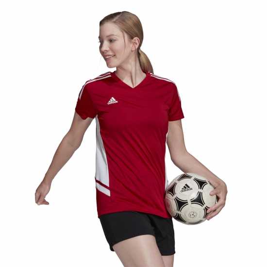 Adidas 2022 2023 Condivo Jersey Top Ladies TM Червено/Бяло Adidas 2022 2023 Condivo Jersey Top Ladies TM Червено/Бяло