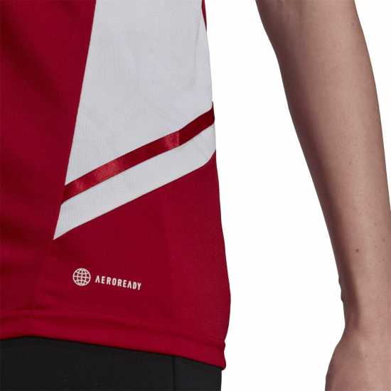 Adidas 2022 2023 Condivo Jersey Top Ladies TM Red/White Дамски тениски и фланелки