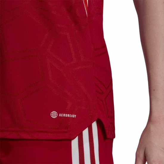Adidas C22Md Jersey Ld32 TM Pwr Red/Whit Дамски тениски и фланелки