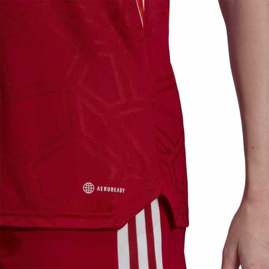 Adidas Condivo 22 Match Day Shirt Womens TM Pwr Червен/Бял Adidas Condivo 22 Match Day Shirt Womens TM Pwr Червен/Бял