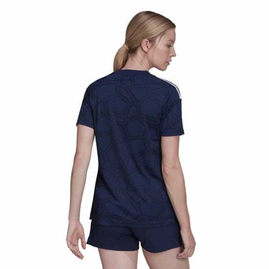 Adidas Condivo 22 Match Day Shirt Womens TM Nav синьо/бяло 