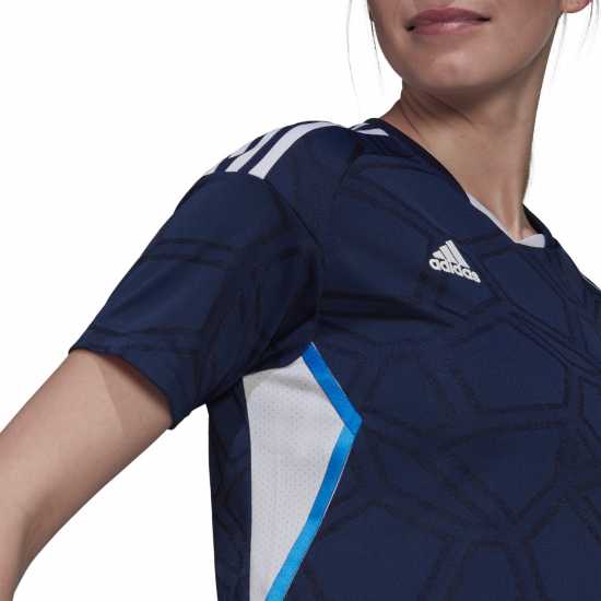 Adidas Condivo 22 Match Day Shirt Womens TM Nav синьо/бяло 