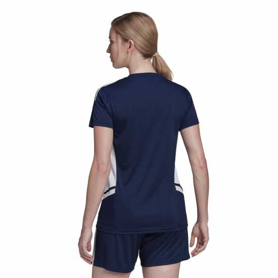 adidas Condivo 22 jersey T-Shirt  Women's TM Nav blu/Whit Дамски тениски и фланелки