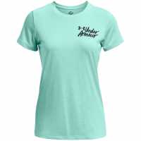 Under Armour Tech Twist Graphic T-Shirt Womens Neo Turquoise Атлетика