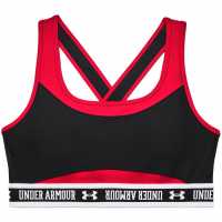 Under Armour Mid Support Sports Bra Red Спортни сутиени