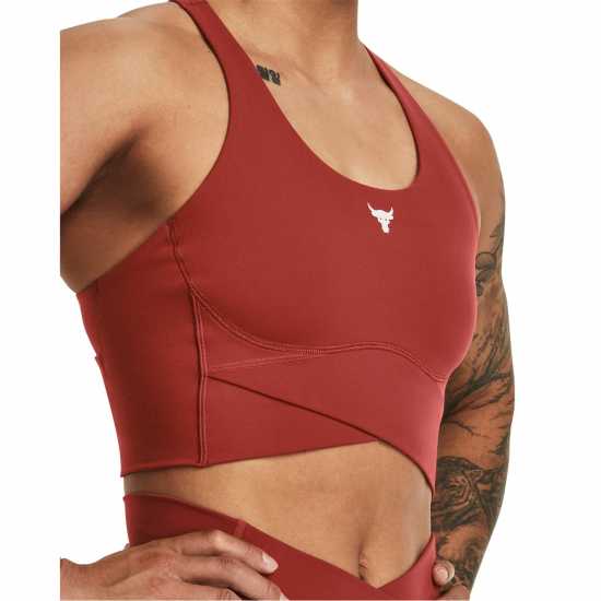 Under Armour Project Rock Crossover Medium Impact Sports Bra  
