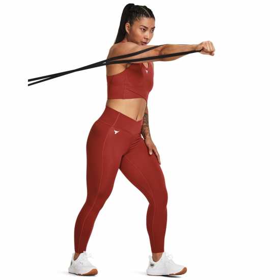 Under Armour Project Rock Crossover Medium Impact Sports Bra  