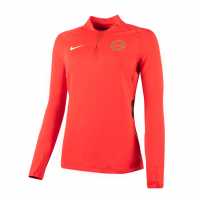 Nike England Roses Netball Quarter Zip Jnr Midlayer  Детски суитчъри и блузи с качулки