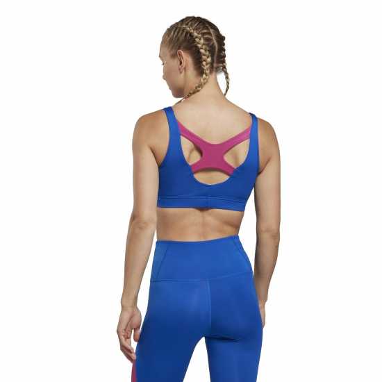 Reebok Big Logo Bra Ld99 Vector Blue Спортни сутиени