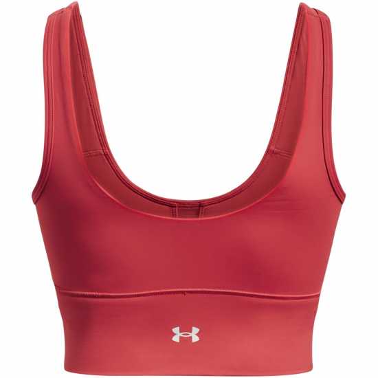 Under Armour Meridian Fitted Crop Tank Womens Red 