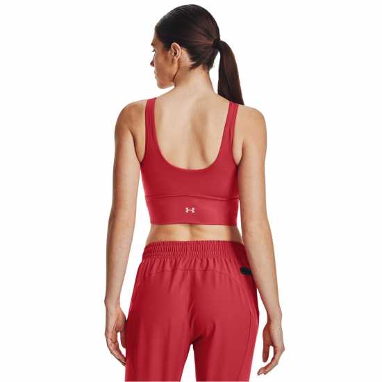 Under Armour Meridian Fitted Crop Tank Womens Red 
