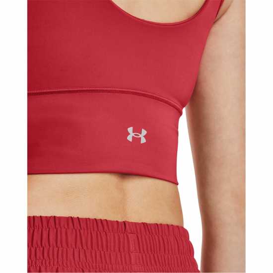 Under Armour Meridian Fitted Crop Tank Womens Red 