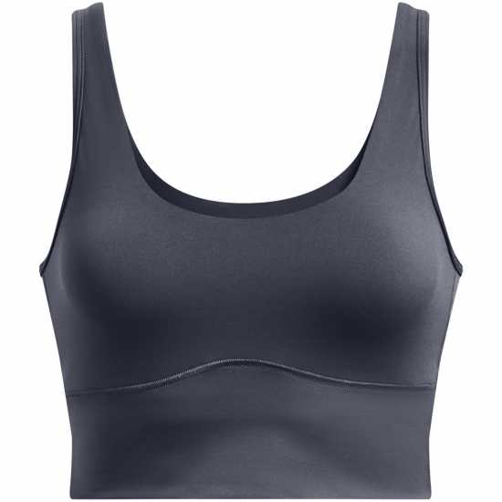 Under Armour Meridian Fitted Crop Tank Womens Grey 