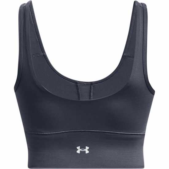 Under Armour Meridian Fitted Crop Tank Womens Grey 
