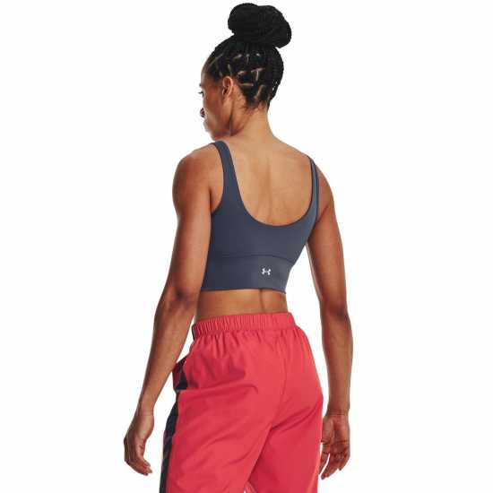 Under Armour Armour Meridian Fitted Crop Tank Womens Grey Атлетика