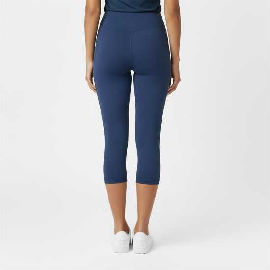 Usa Pro Дамски Клин High Rise Capri Cropped Leggings Ladies Navy 