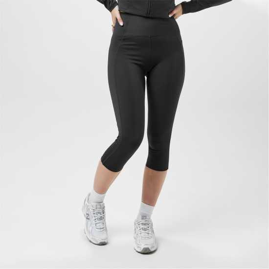 Usa Pro High Rise Capri Cropped Leggings Угъл 