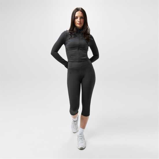 Usa Pro High Rise Capri Cropped Leggings Угъл 